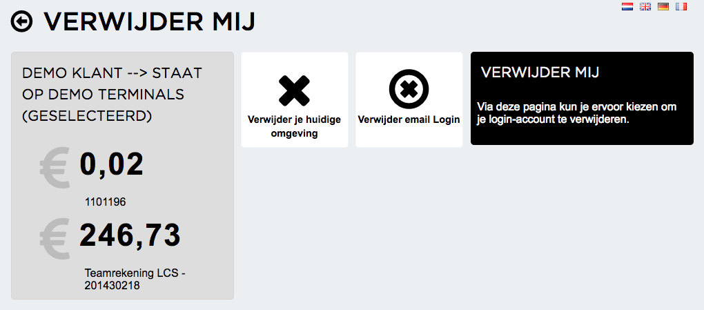 Hoe verwijder ik een omgeving in Mijn KNIP Online of de KNIP-app?